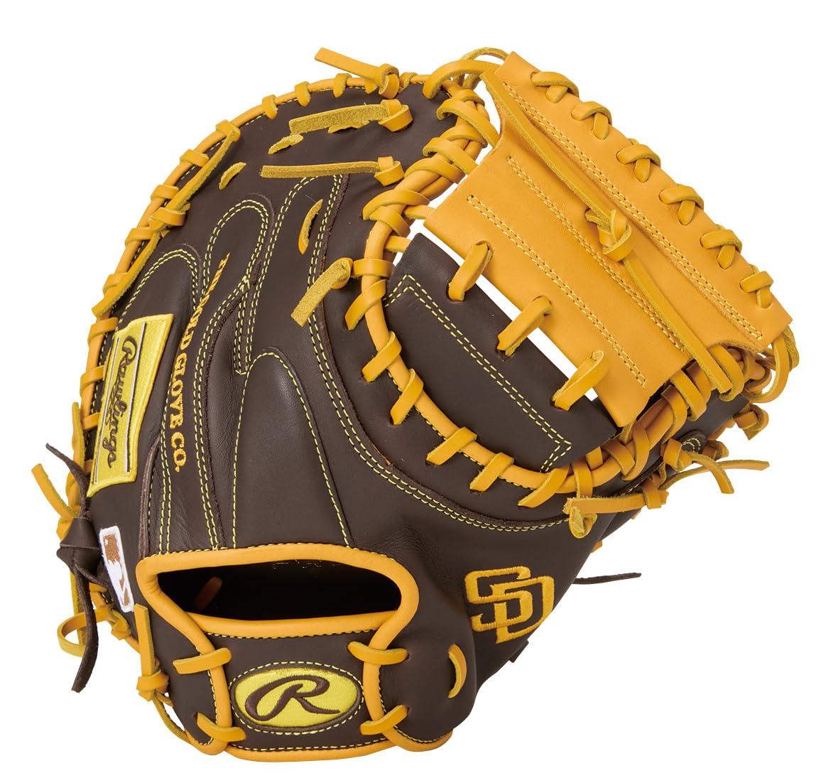 Rawlings(ローリングス)野球用 グラブ グローブ 軟式 大人用 HYPER TECH MLB TEAM GR5HTM2AC パドレス [キャッチャー用] サイズ 33 ※右投げ用(左手着用)