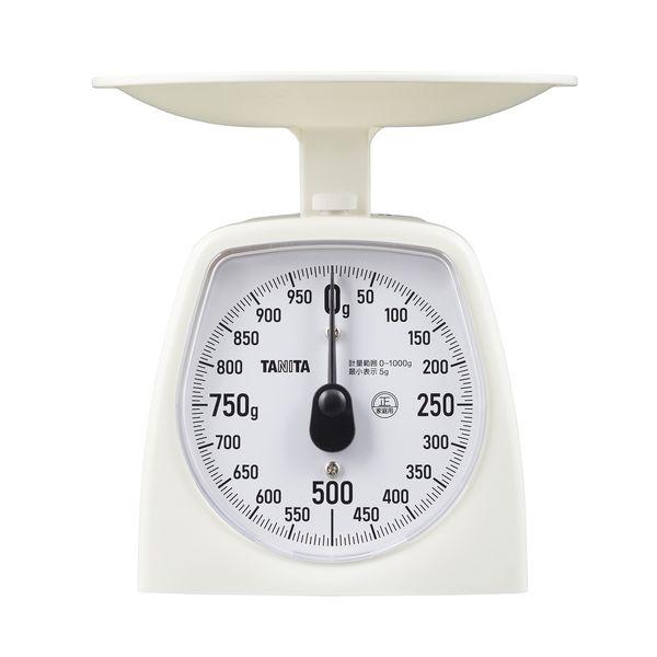 【T】アナログクッキングスケール 1kg ホワイト