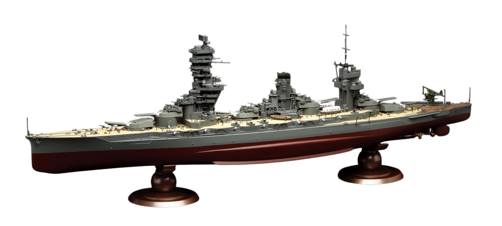 1/350 艦船モデルシリーズ No.6 EX-3 日本海軍戦艦 扶桑(帝国海軍乗組員フィギュア付き) プラモデル