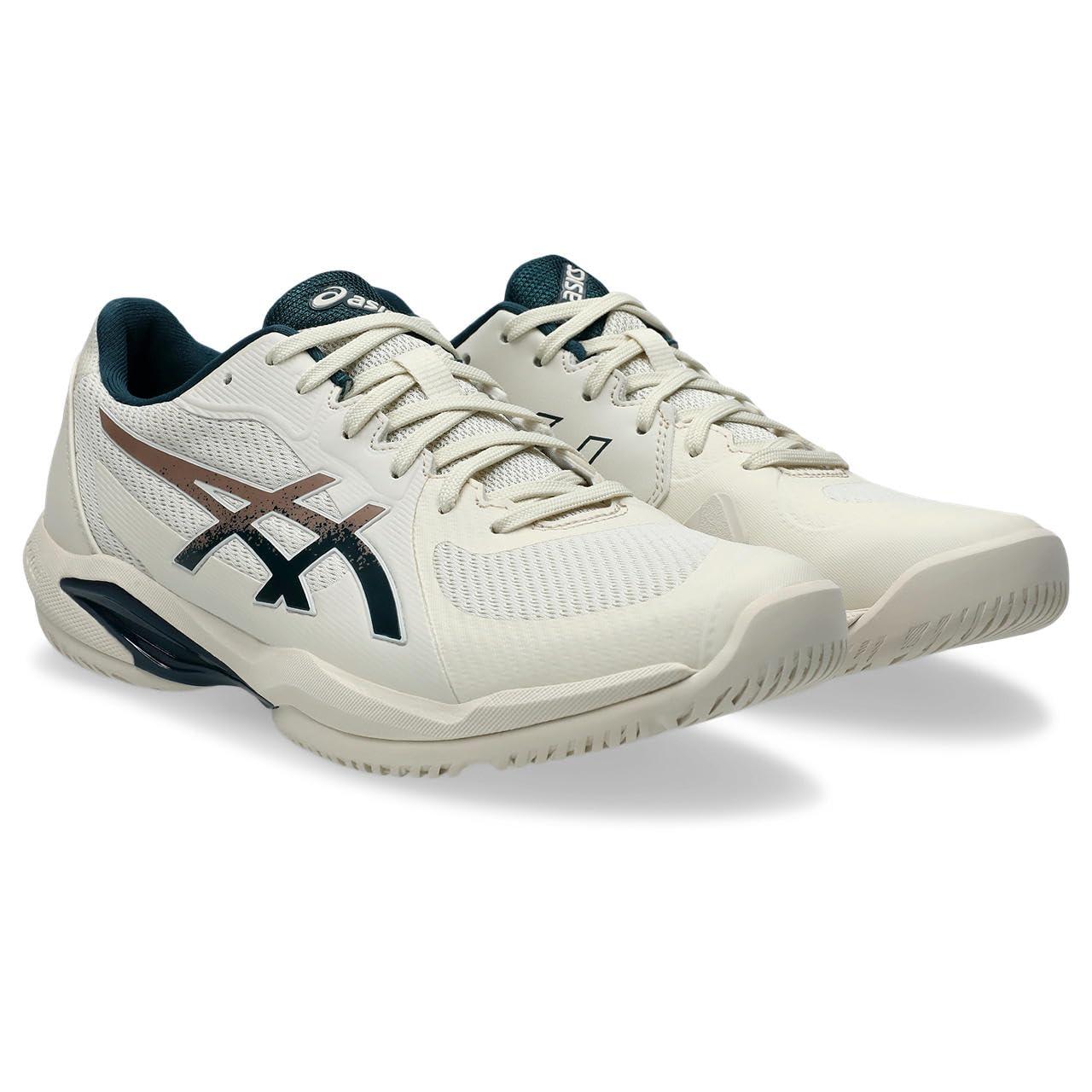 [アシックス] テニスシューズ SOLUTION SWIFT FF 2 1041A466 メンズ 200(バーチ/サクソングリーン) 28.0 cm 2E