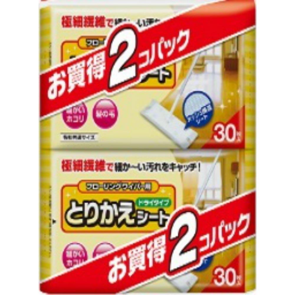 コットンラボ フローリングワイパー用とりかえシート30枚×2P