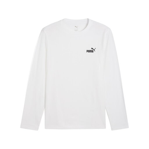 ESS NO.1 ロゴ LS Tシャツ 25年春夏カラー プーマ ホワイト(02) サイズ:XL ESS NO.1 ロゴ LS Tシャツ 25年春夏カラー プーマ ホワイト(02) サイズ:XL