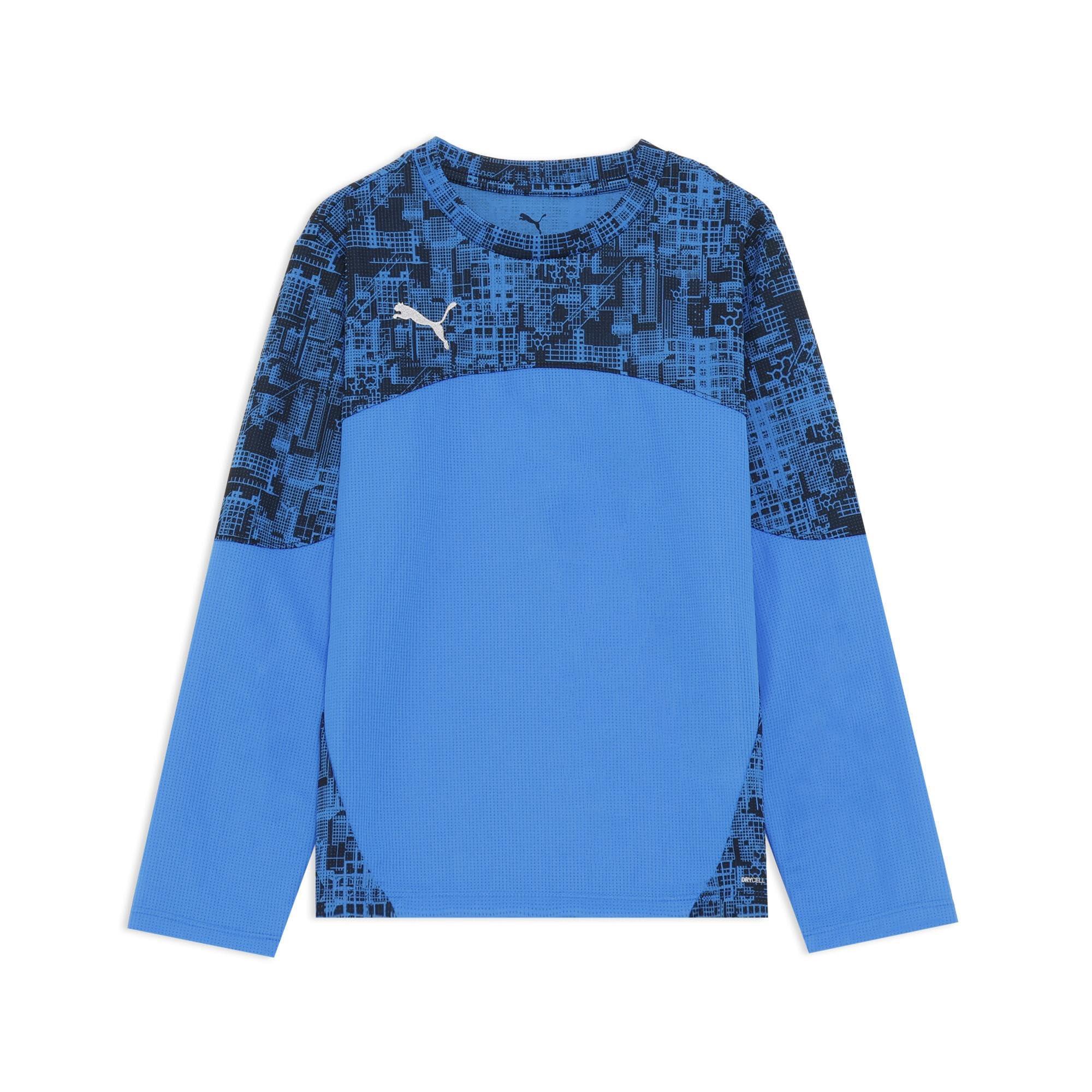 indiviFTBL PRO LS シャツ JR ウルトラブルー(07) サイズ:160