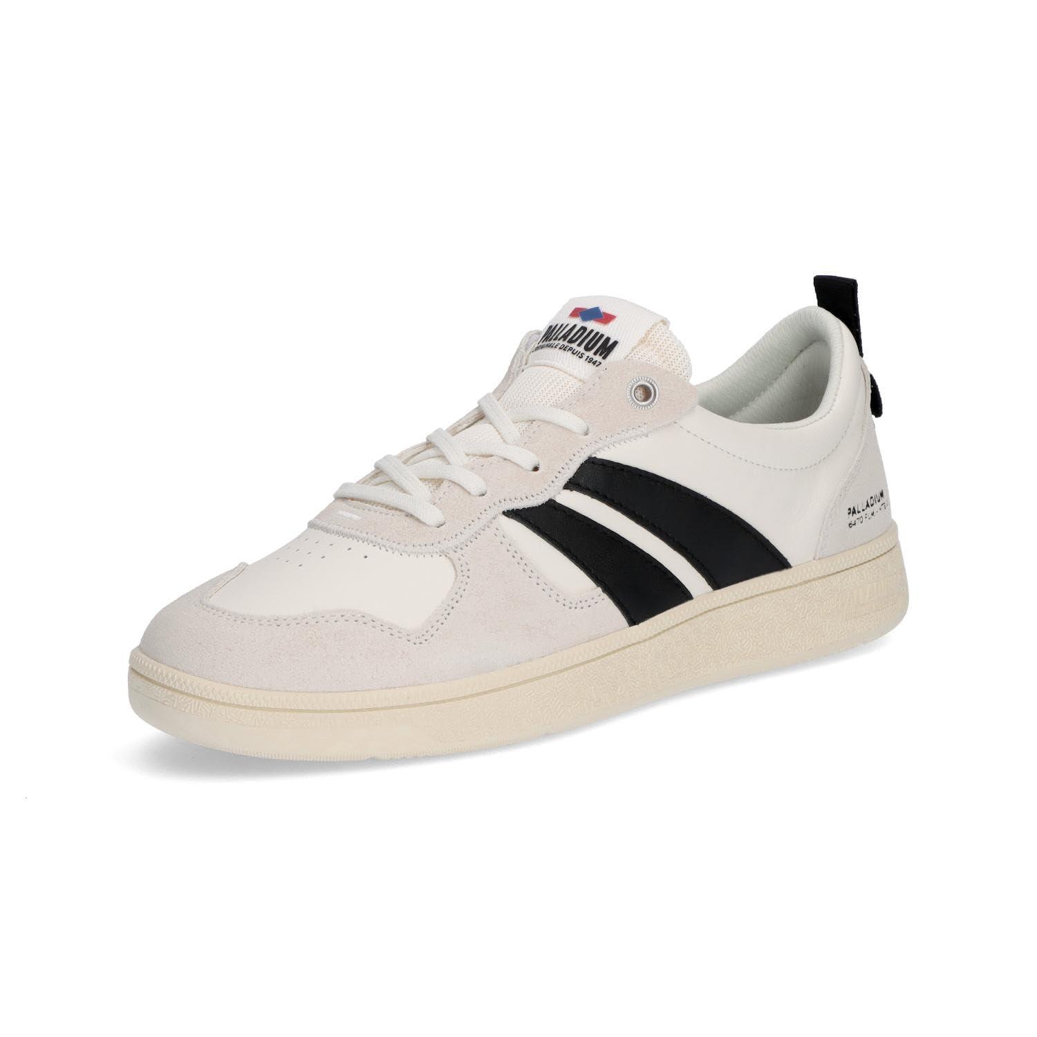 [パラディウム] ローカットスニーカー PALLACUP FLAME LTH CREAM WHITE/BLACK(198) 23.0 cm
