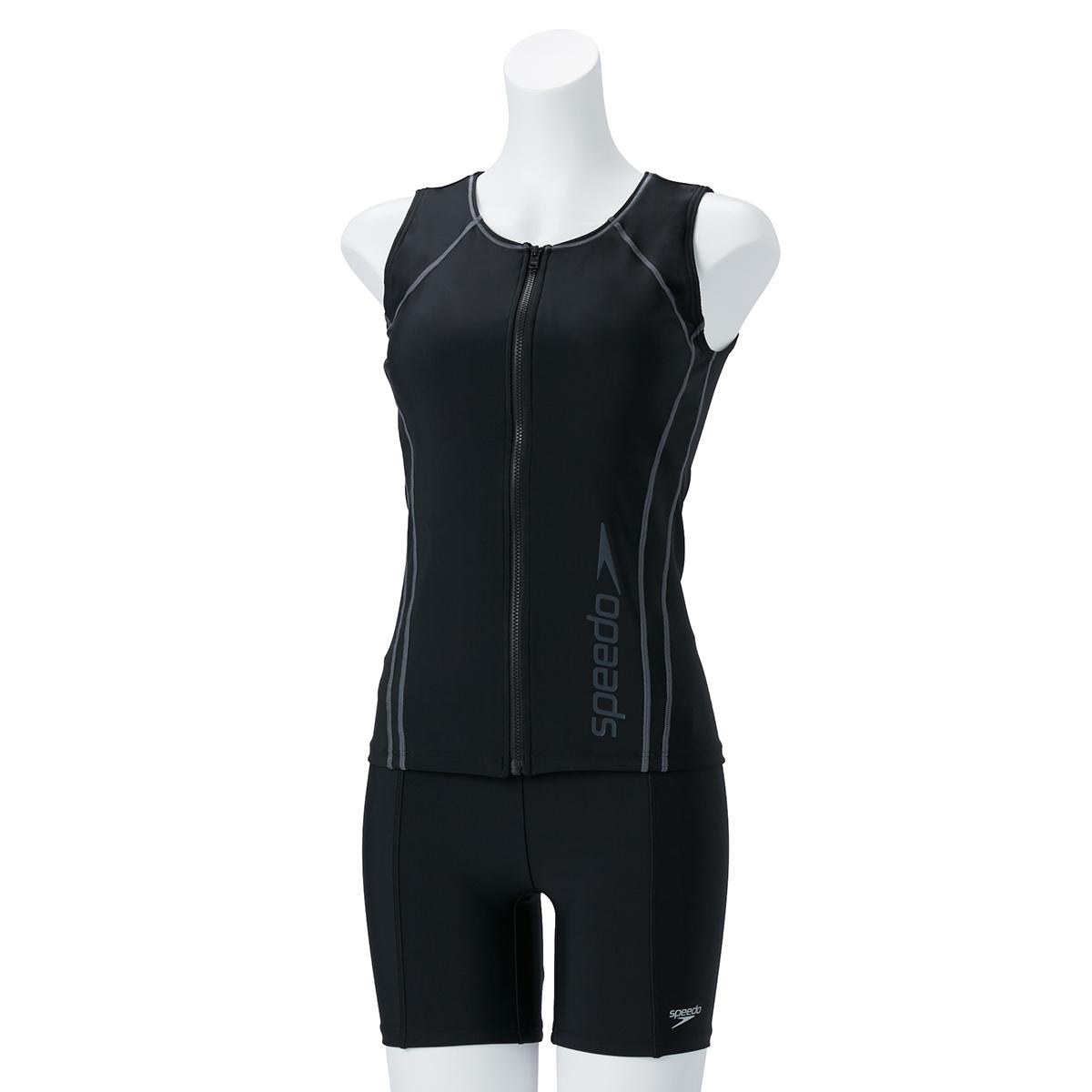 [スピード] 水着 Women's Separates V ウイメンズセパレーツ5 レディース ブラック/チャコールグレイ XOT