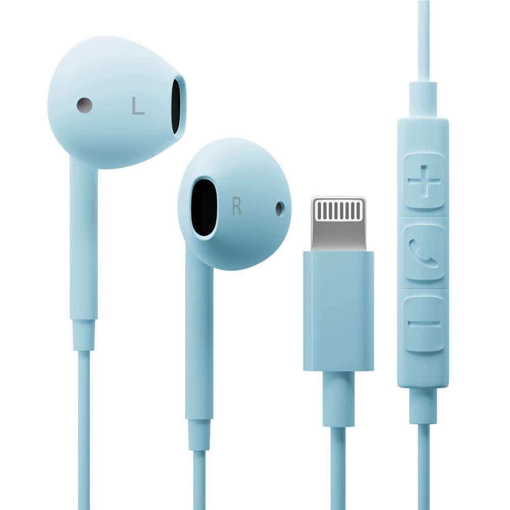 楽天ポッチPremium Style Lightningコネクタ ステレオイヤホン ブルー PG-SEIE3BL3