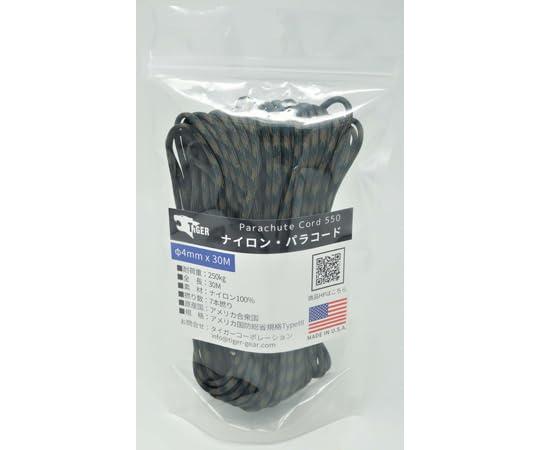 リッチボンド TIGER(タイガー) S-500 パラコード ウッドランドカモ 30Mx4mm TIGER05092