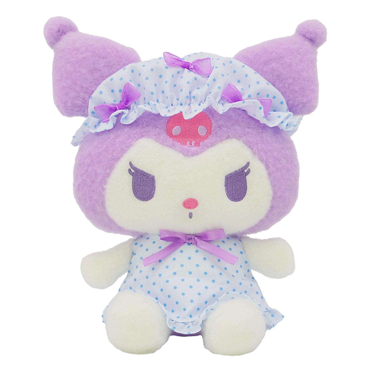 ナカジマコーポレーション(Nakajima Corporation) サンリオキャラクターズ ナイトキャップリボン クロミ ぬいぐるみ S 213839-25 H25×W22×D15cm