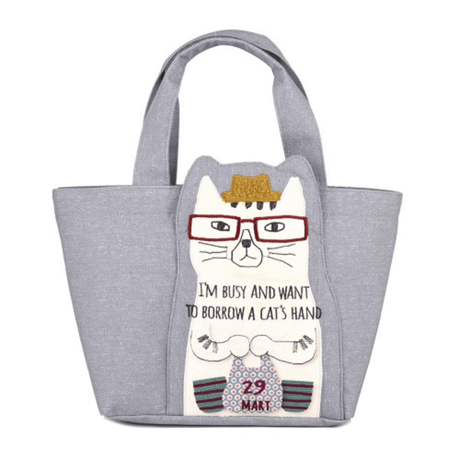 [クスグルジャパン] ハミポケバッグ ネコまるけハミポケバッグ レディース 258512 グレー