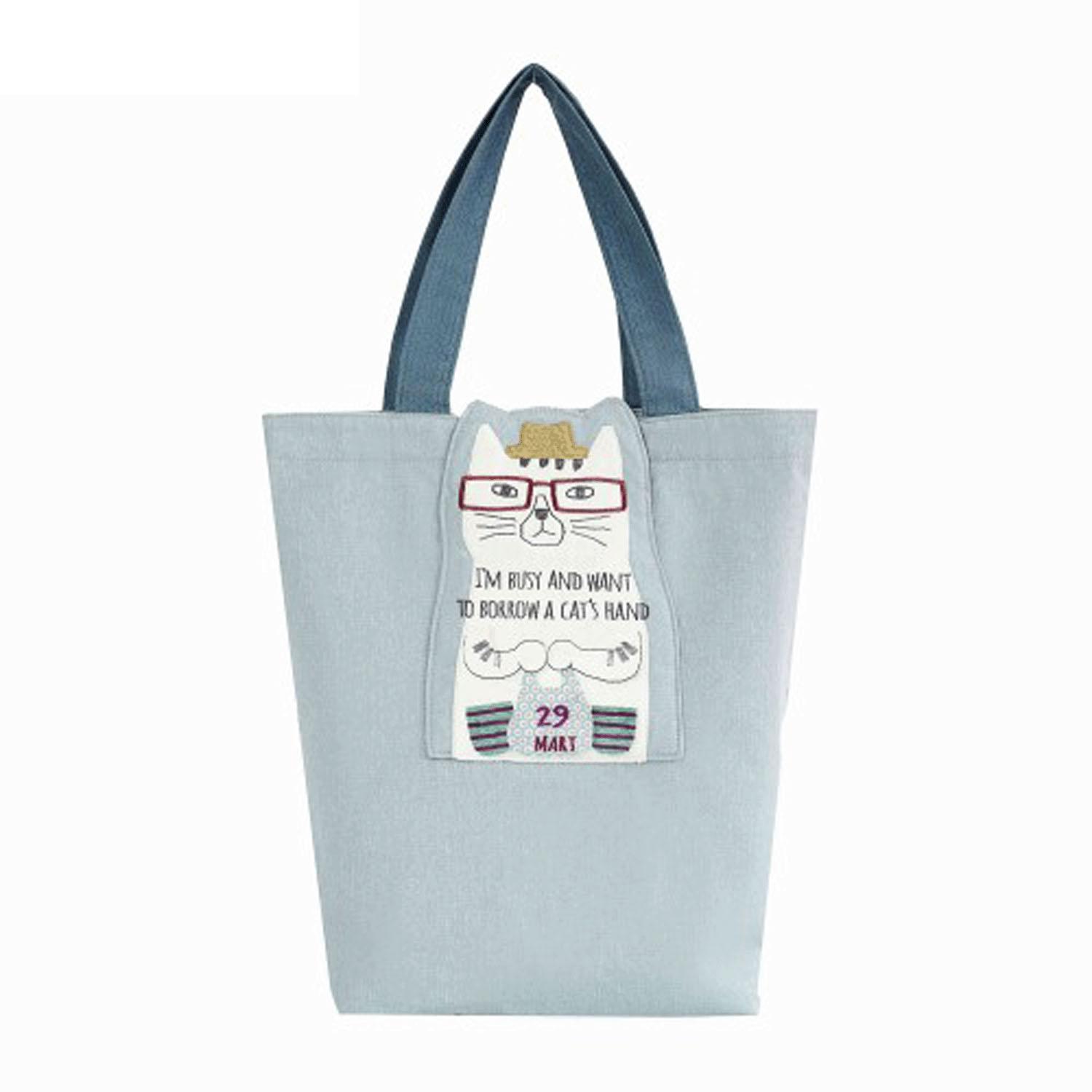 [クスグルジャパン] ネコまるけ トートバッグ レディース 258514 グレー