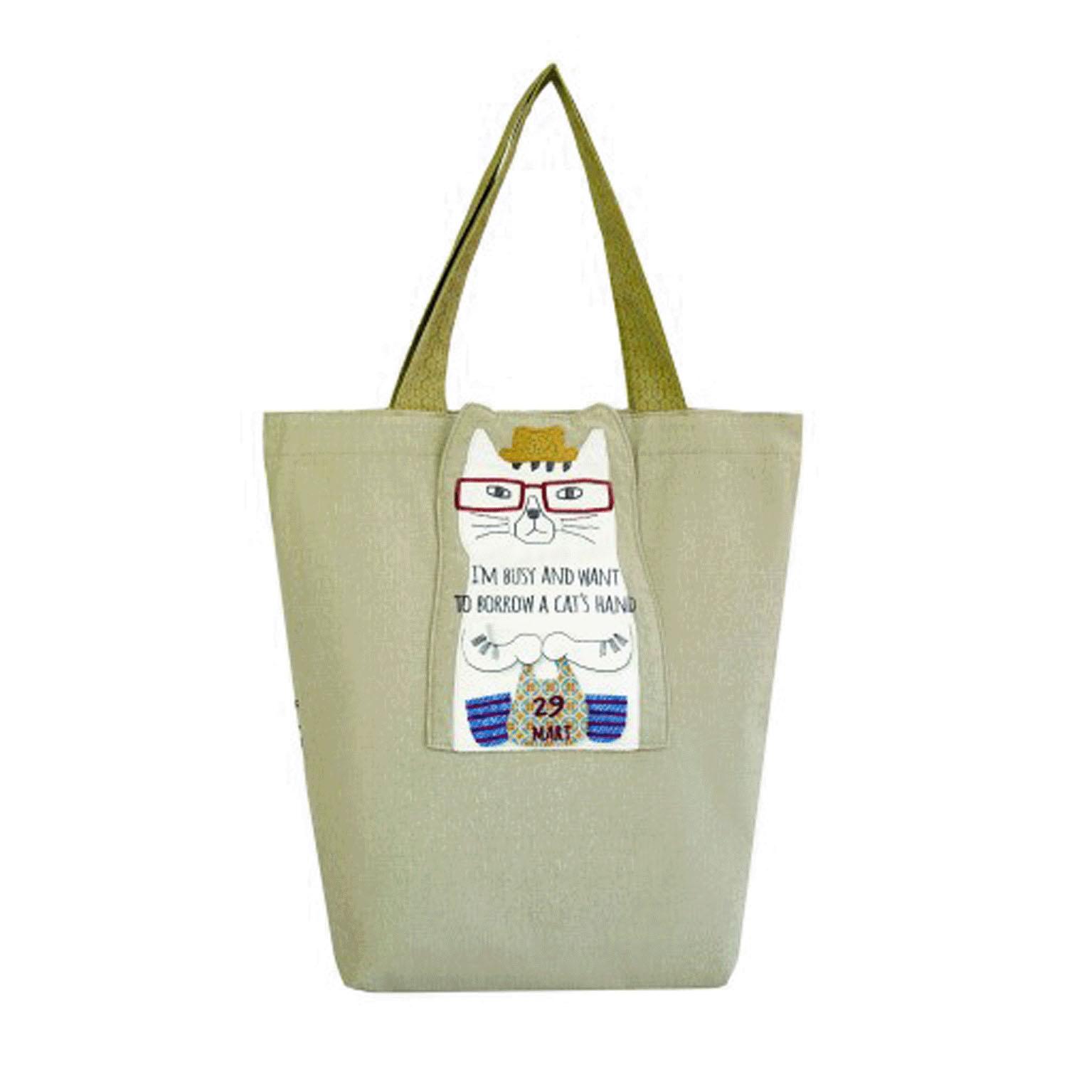 [クスグルジャパン] ネコまるけ トートバッグ レディース 258514 ベージュ