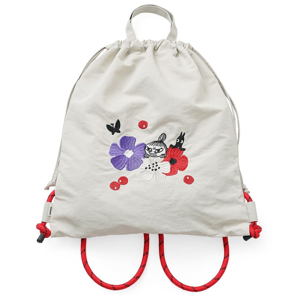 [ムーミン] リュック ナップザック 巾着ナップザック トートバッグ 2way 刺繍ナップザック レディース ..