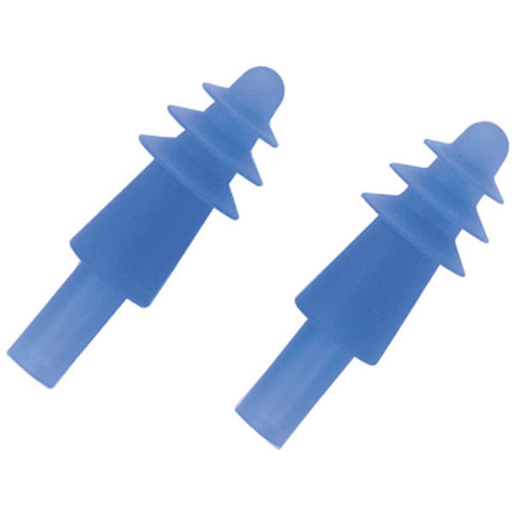 SWANS(スワンズ) 日本製 スイミング用 耳栓 SA-56 BL ブルー 大人用 シリコーン 専用ケース付き