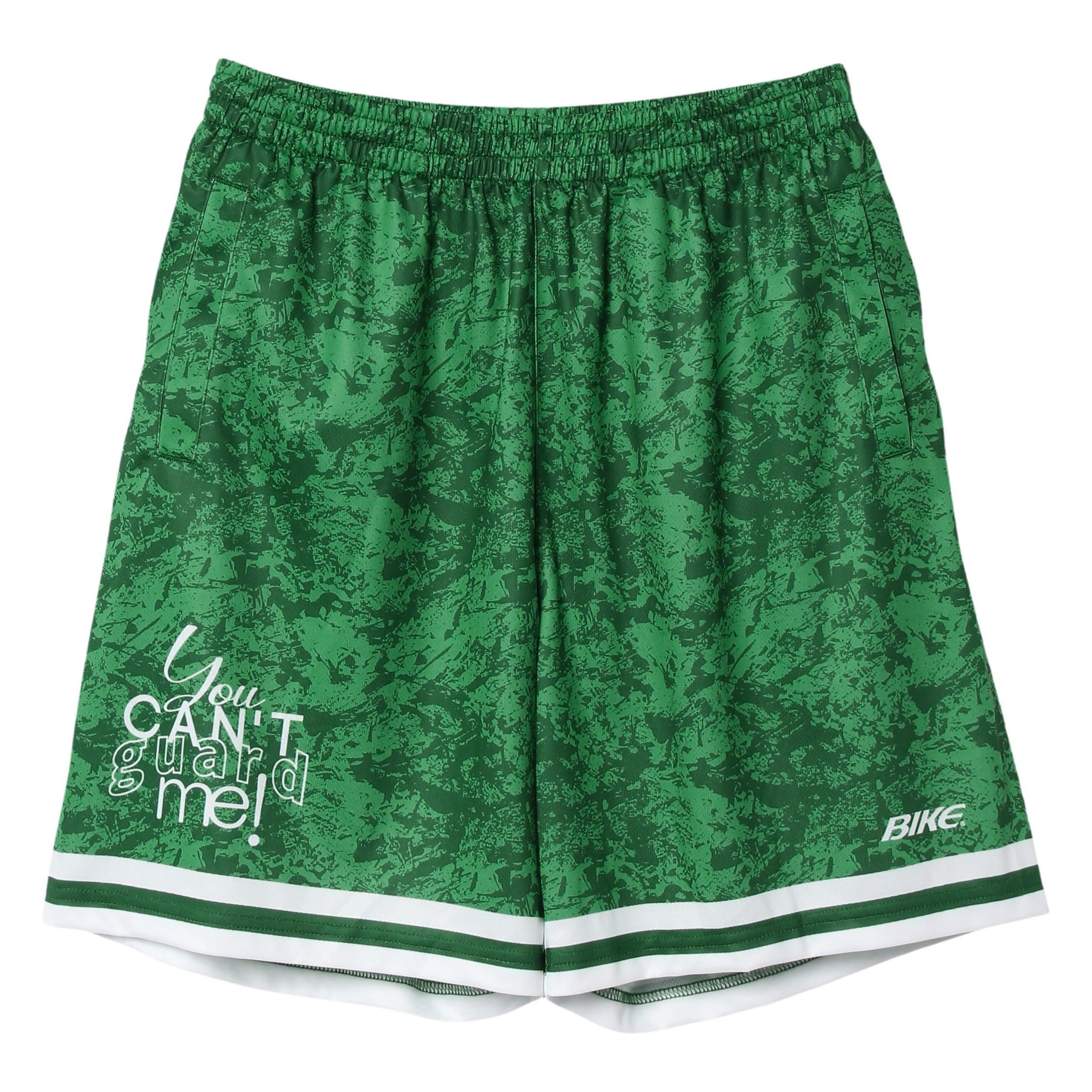 [BIKE] バイク バスケットボール メンズ プラクティス パンツ BK6706 (3100)グリーン L