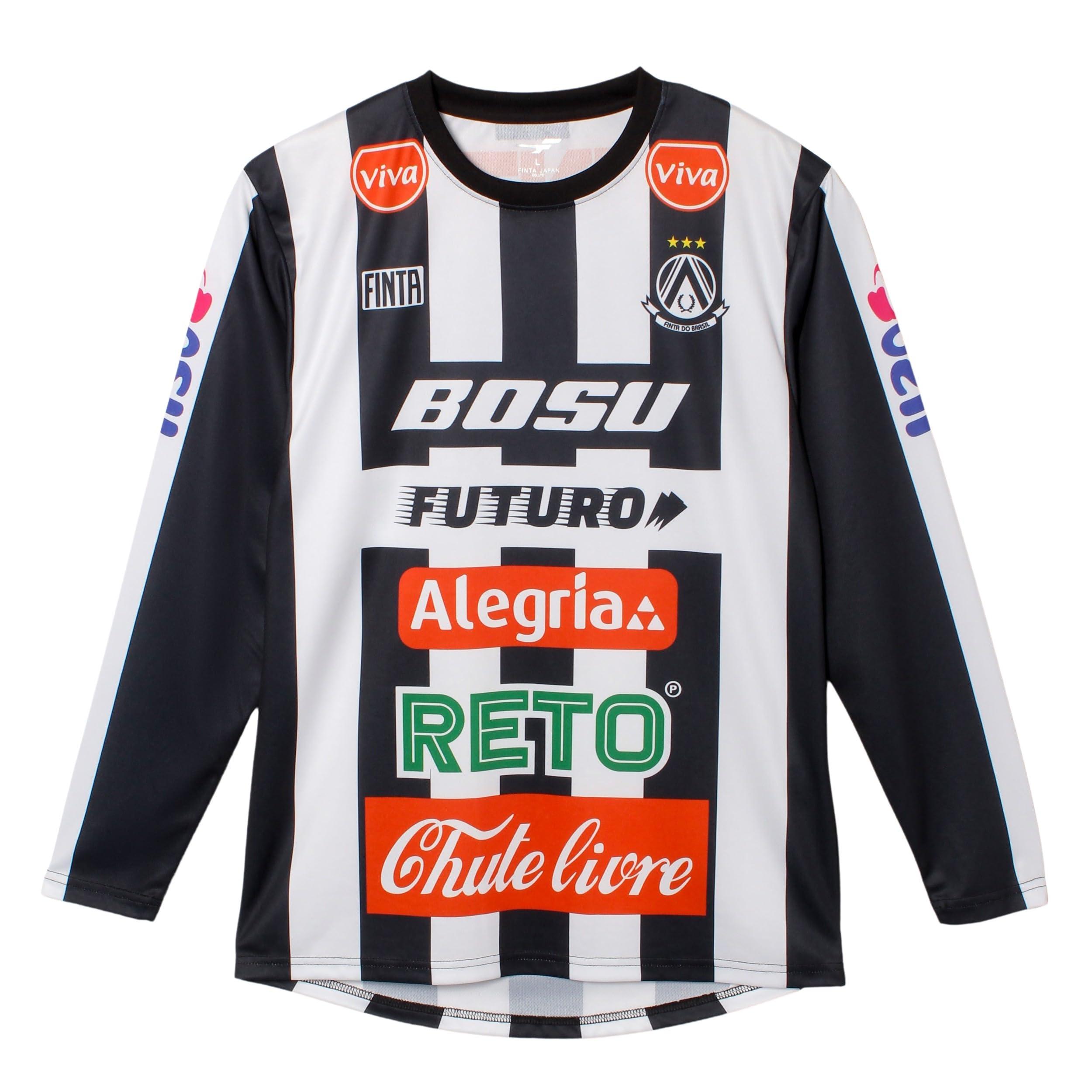 [フィンタ] FINTA サッカー メンズ 長袖 プラクティスシャツ FT4500 (0501)ブラック×ホワイト M