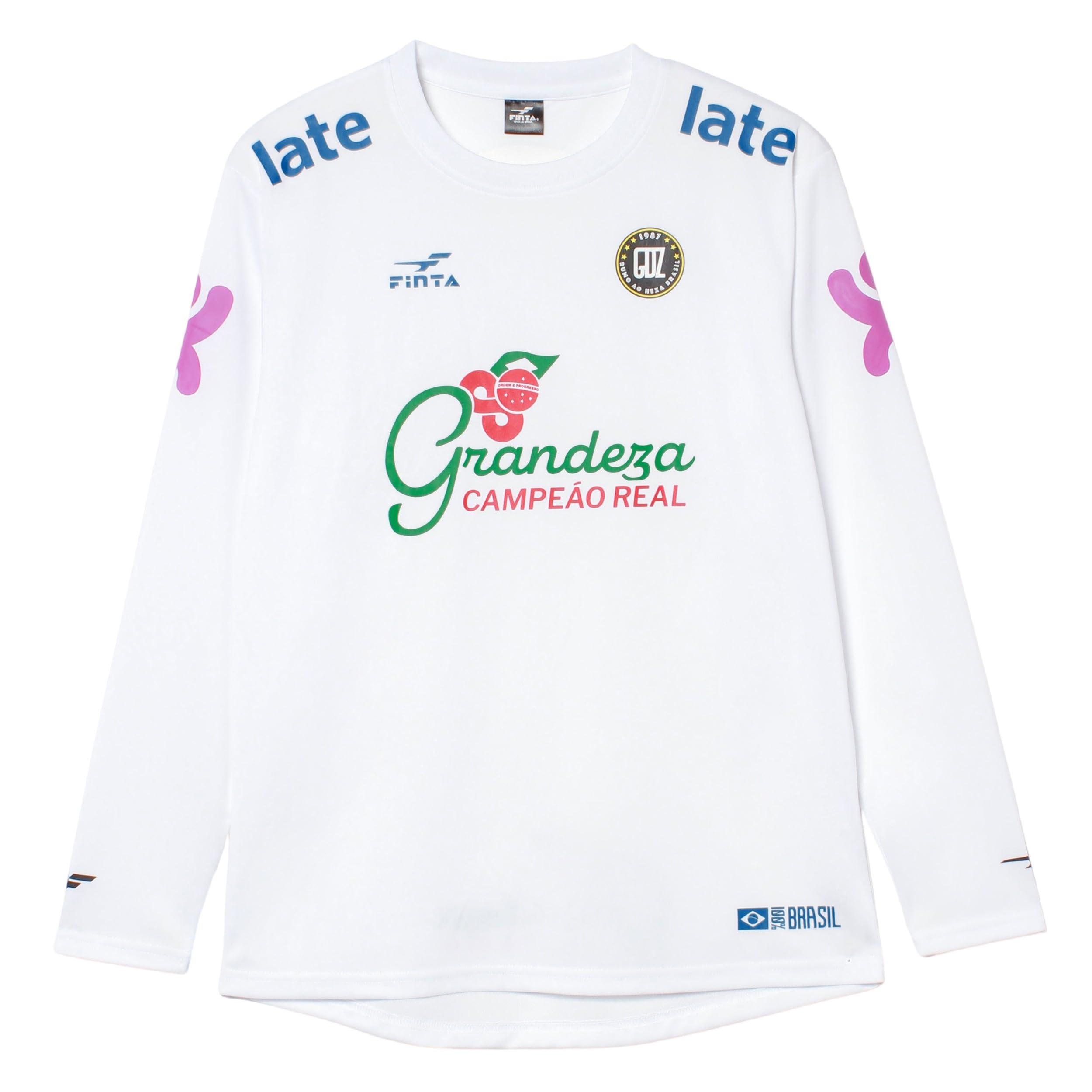 [フィンタ] FINTA サッカー ジュニア 長袖 プラクティスシャツ FT4504J (0100)ホワイト 140