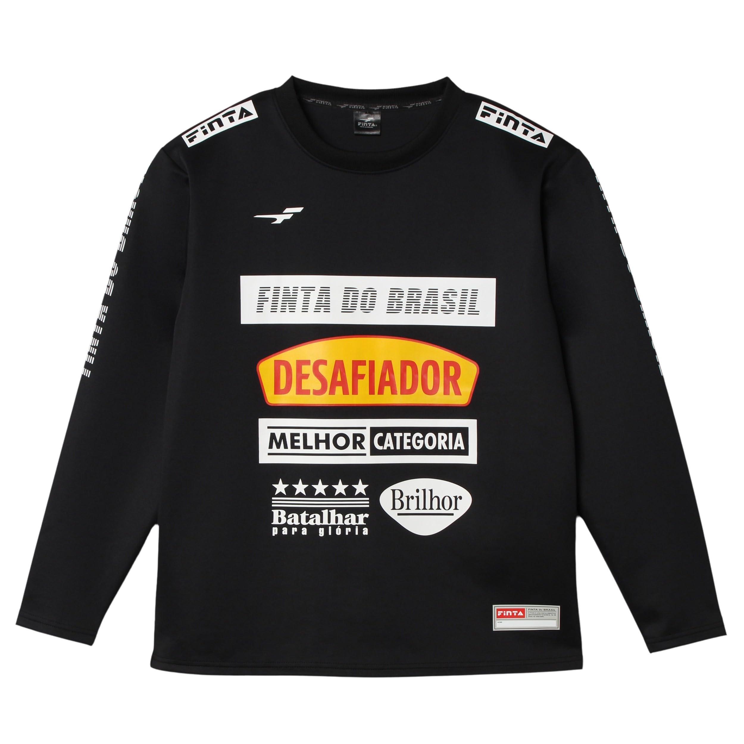 [フィンタ] FINTA サッカー メンズ ドライスウェットトップ FT4521 (0500)ブラック M