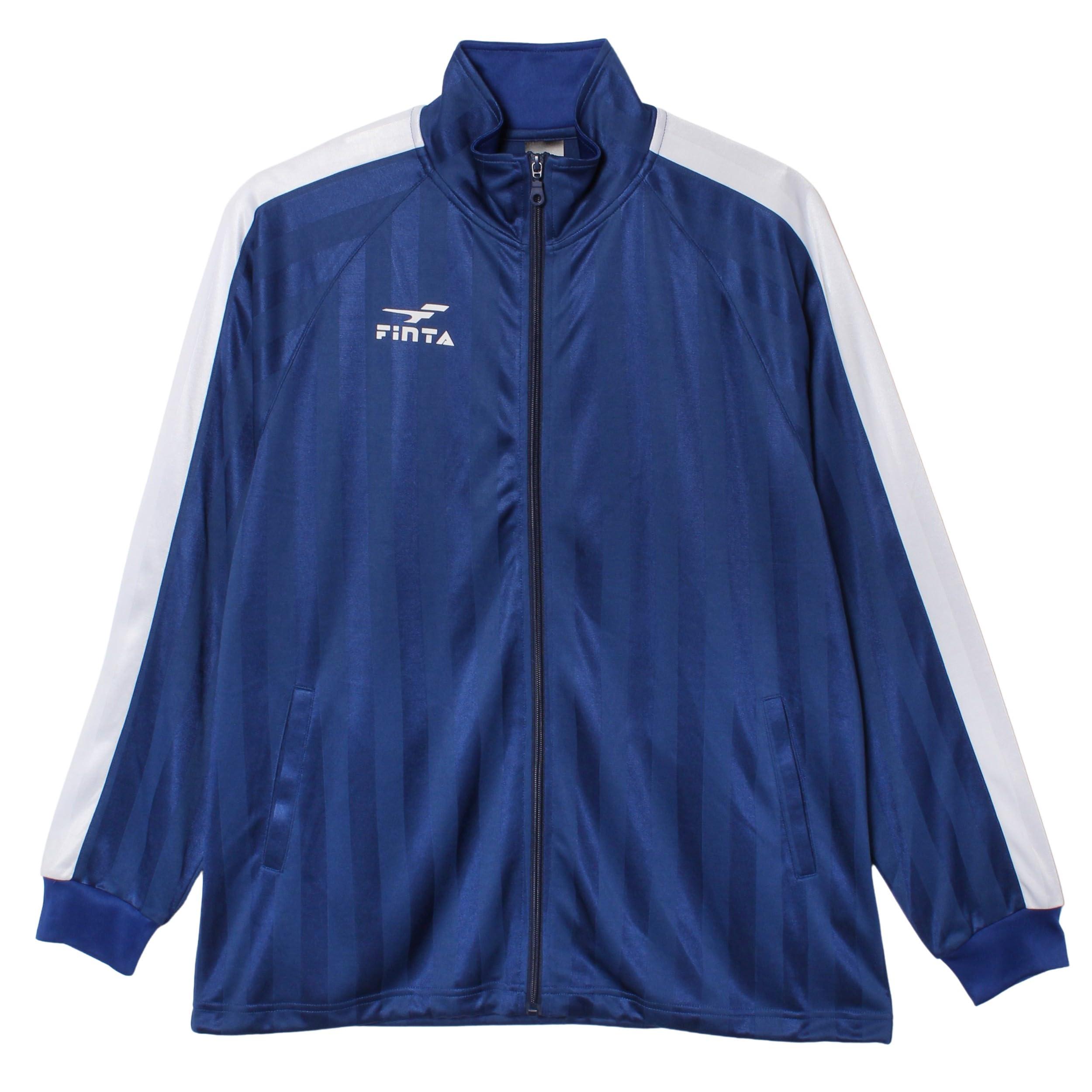 [フィンタ] FINTA サッカー メンズ トレーニング ジャージジャケット FT4533 (1100)ネイビー M(4)