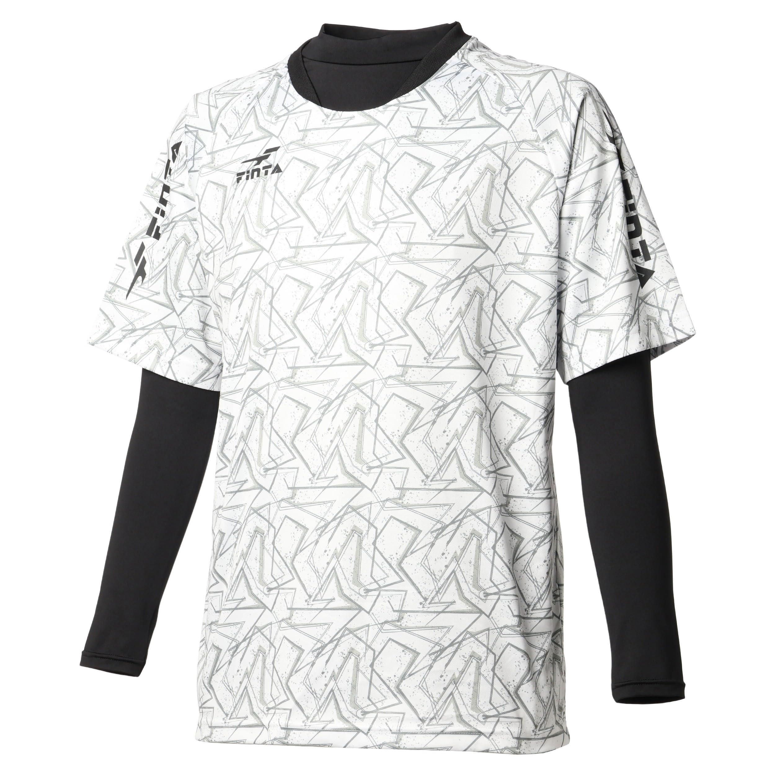 [フィンタ] FINTA サッカー メンズ プラクティスTシャツ インナーシャツ セット FT4593 (0100)ホワイト L