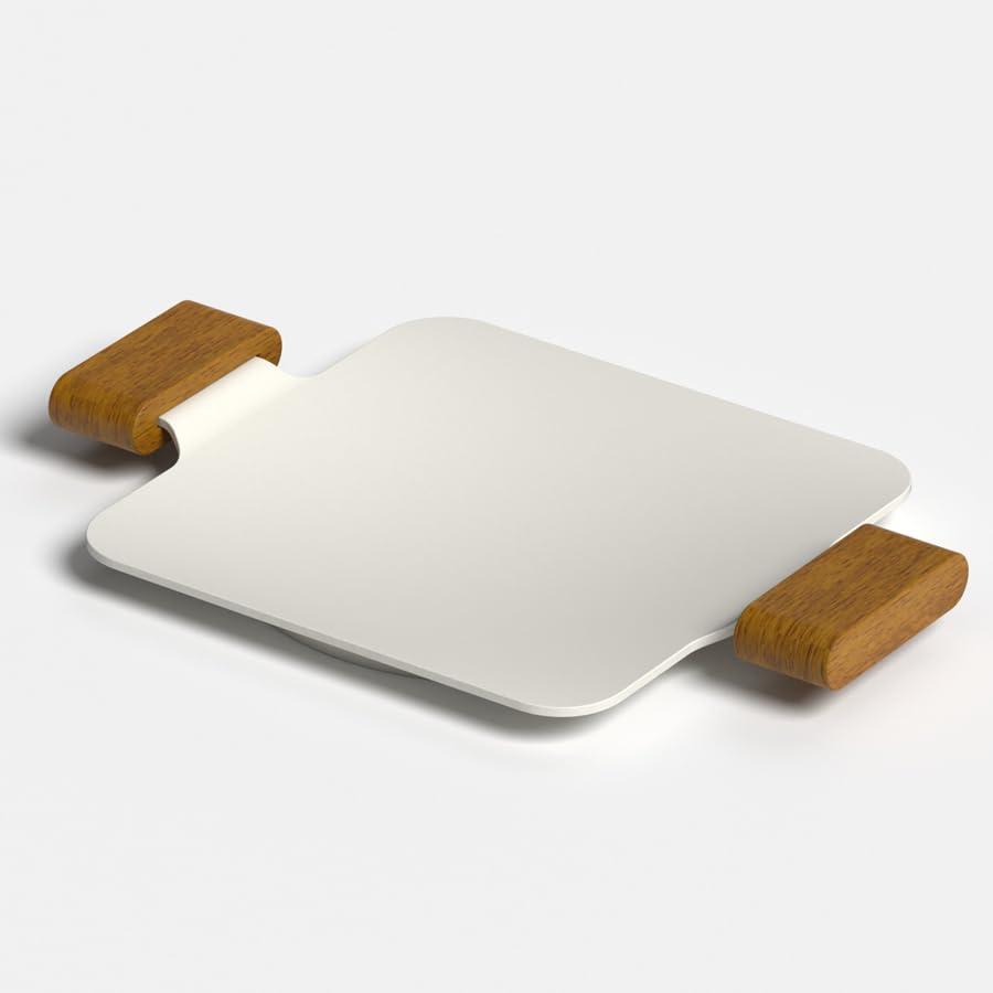 Dr.HOWS ドクターハウス ソリッドミニグリルパン 焼肉プレート 20cm ホームキャンプ サムギョプサル セラミックコーティング【日本正式販売品】 (ホワイト)