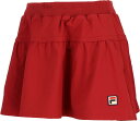 FILA TENNIS(フィラ テニス) テニス レディース スカート スコート UVカット加工 ストレッチ素材 EL0243 ボルドー XL