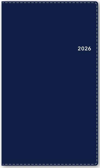 2026年1月始まり NOLTYポケットカジュアル1(ネイビー)【手帳・カレンダー】1503