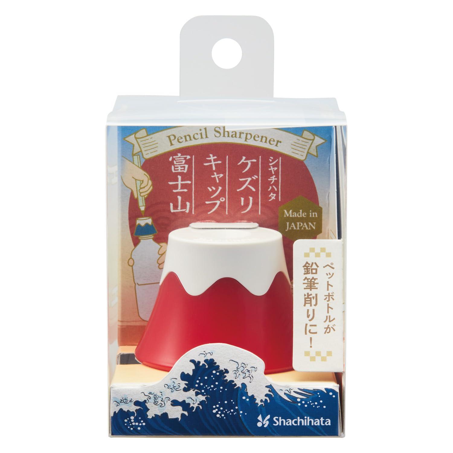 シャチハタ 鉛筆削り ケズリキャップ 富士山 赤 ペットボトル取付型 ZKC-F2/H