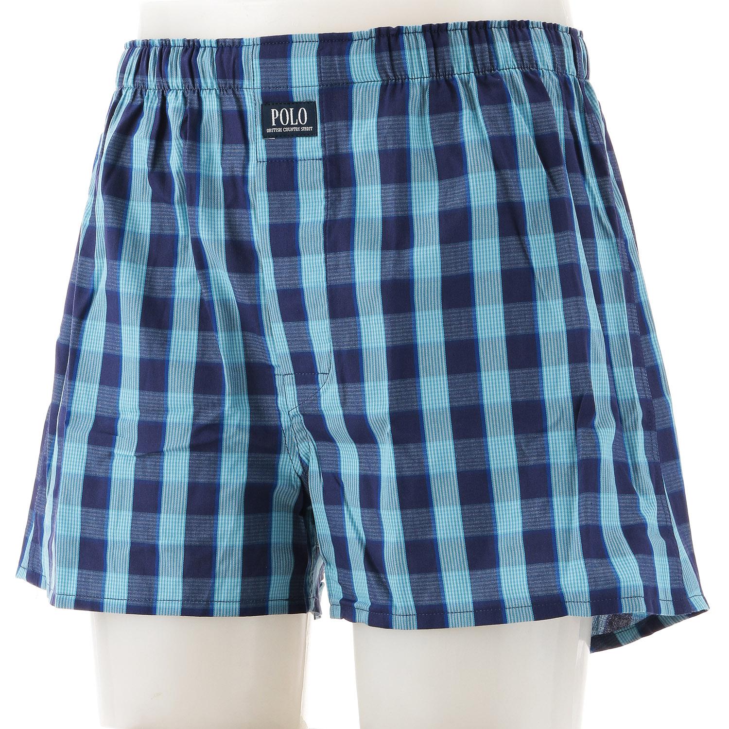 POLO BCS トランクス (前あき) サックス M