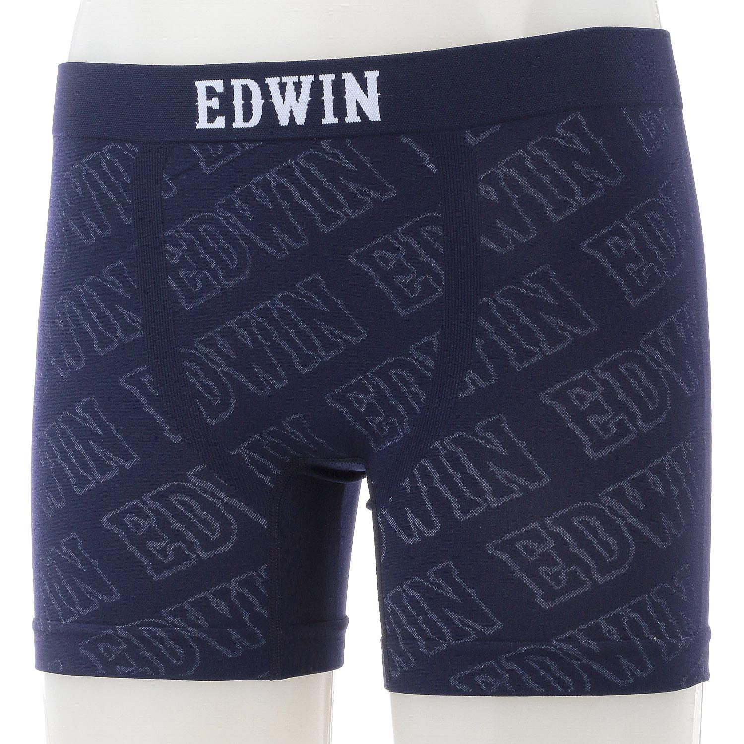 EDWINボクサーパンツ(前とじ) ネイビーブルー LL(2L)