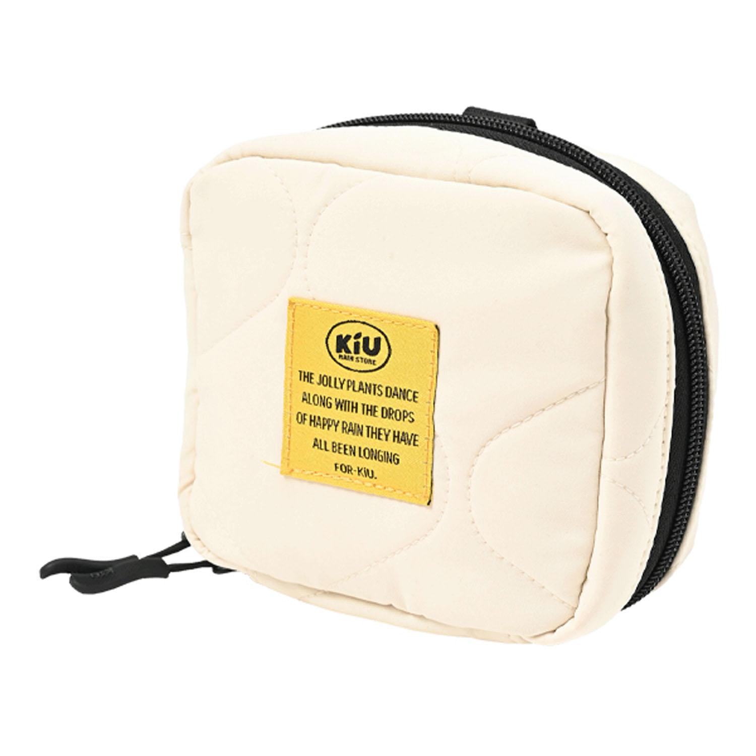KiU キウ パデッドスクエアポーチ PADDED SQUARE POUCH 防水 撥水 キルティング コスメ ガジェットポー..