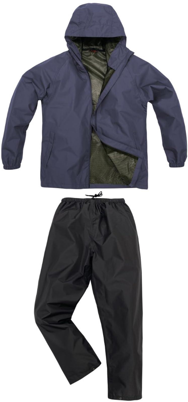 [弘進ゴム] レインスーツ B-1000 LIGHT レインスーツ ストームバスター S ネイビー H1000BA