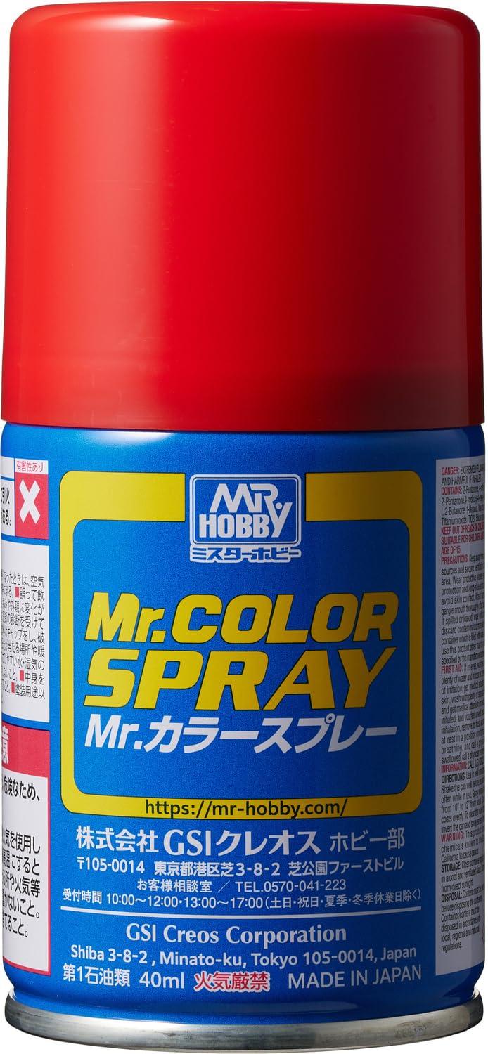 GSI クレオス(GSI Creos) Mr.カラースプレー キャラクターレッド 半光沢 100ml ホビー用塗料 S108