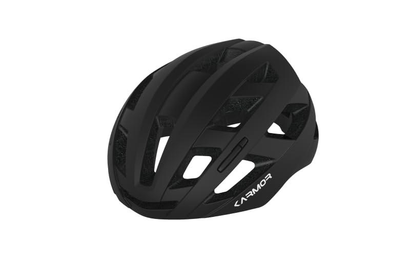 Karmor(カーマー)自転車,大人用ヘルメット BREEO(ブリーオ) マットブラック L アジアンフィット・JCF(..