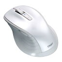 Digio2 F_line 5ボタンBlue LED マウス 大型 無線 Bluetooth 静音 ホワイト 48426(2)