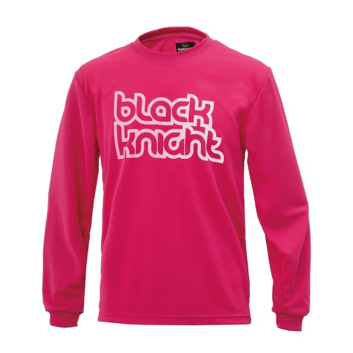 [ブラック ナイト] バドミントンウェア Tシャツ 長袖 メンズ ドライロングTシャツ T-5202U PNK L