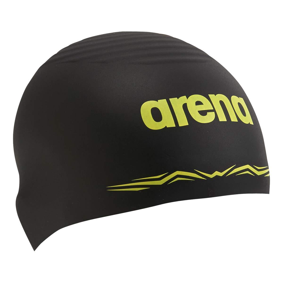 レーシングシリコーンキャップアクアフ ブラック(BKYL) サイズ:L