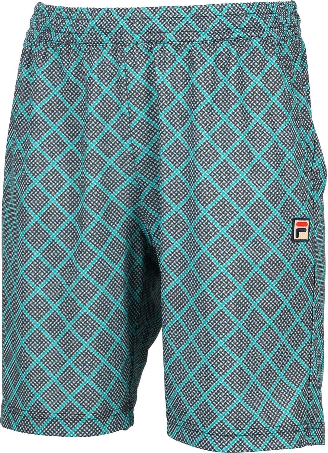 [フィラ テニス] テニス メンズ パンツ ハーフパンツ 吸水速乾機能 UVカット加工 EM0261 ダークミント L