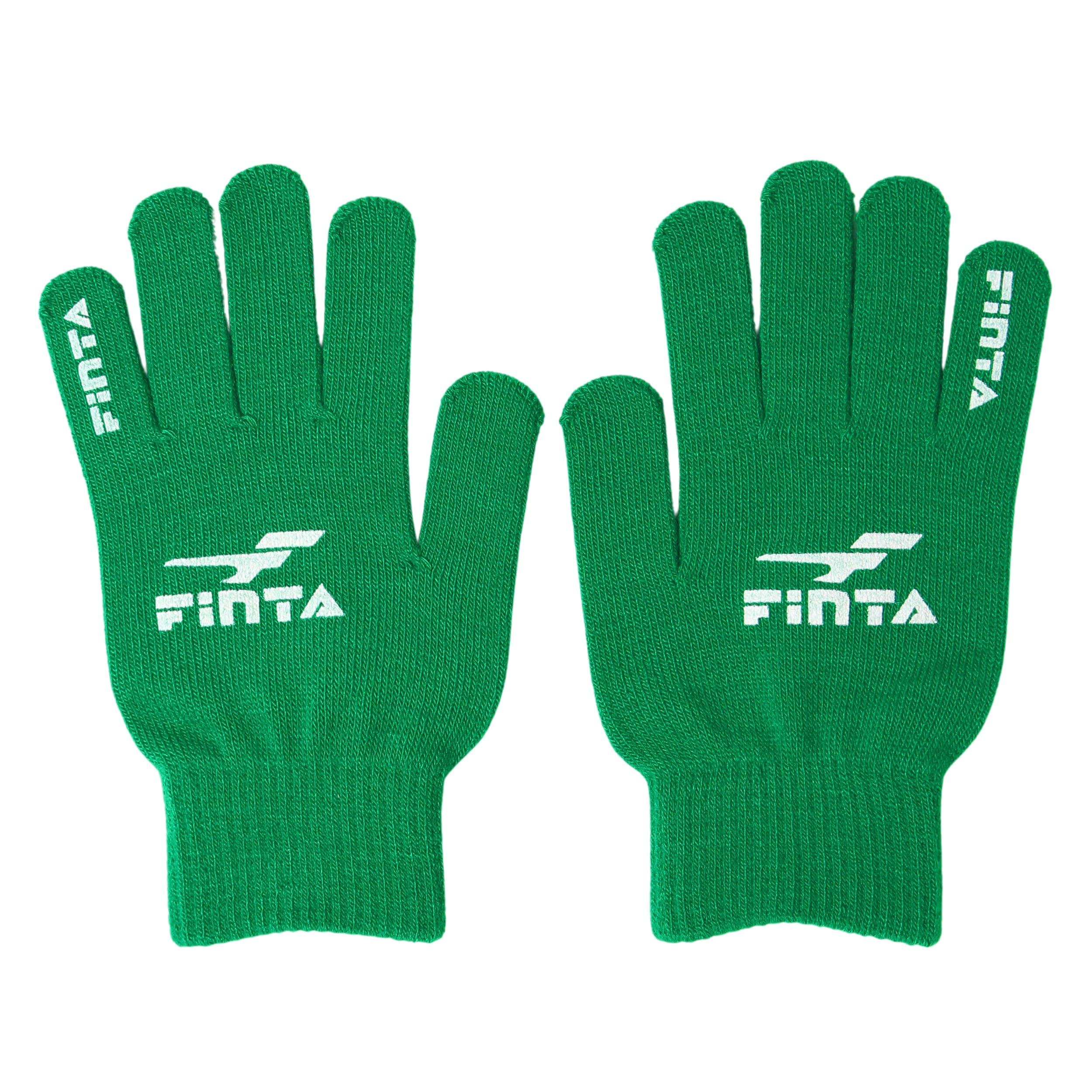 FINTA サッカー ニットグローブ FT3510 ((3100)グリーン)