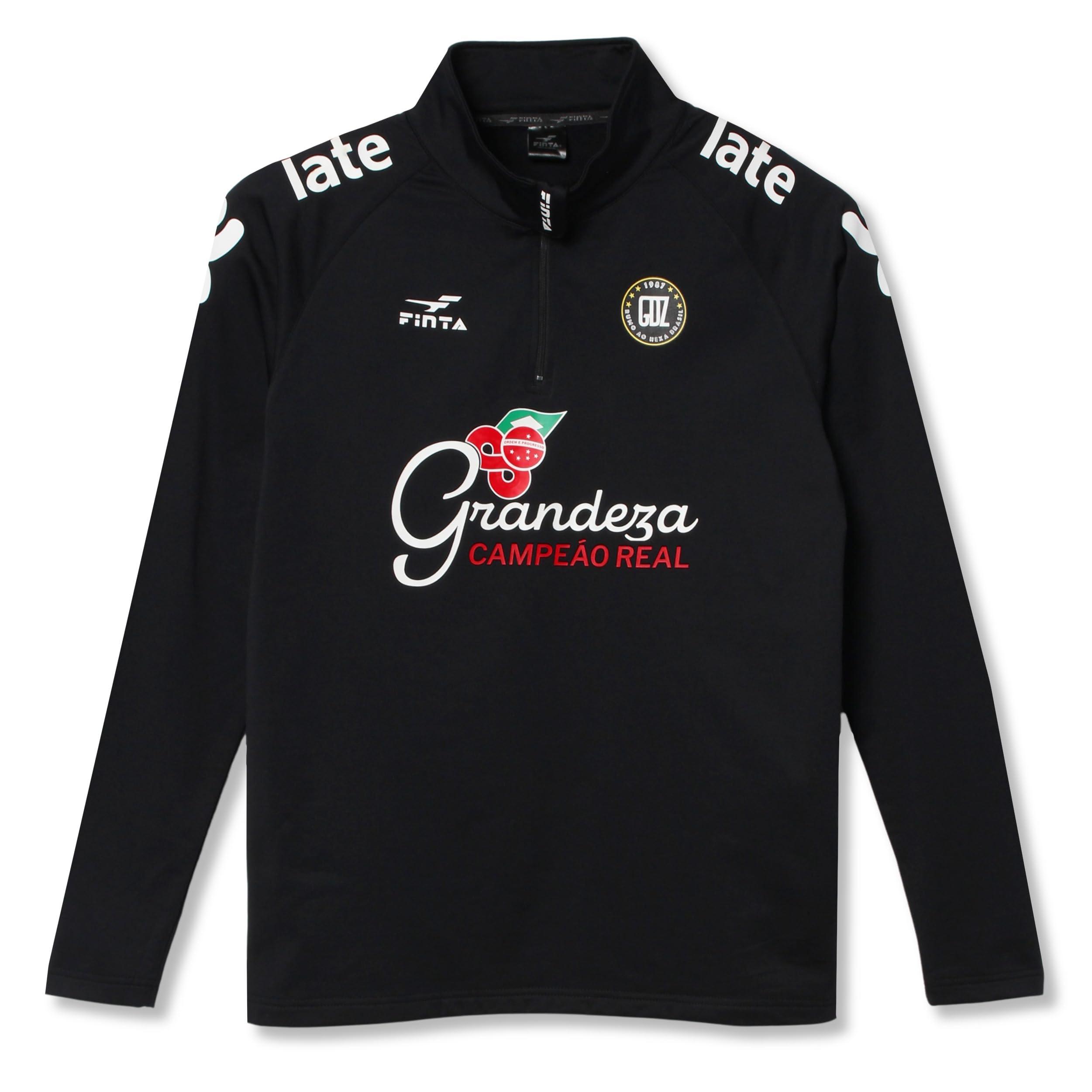 [フィンタ] FINTA サッカー ジュニア ハーフジップ トレーニングトップ FT4509J (0500)ブラック 140