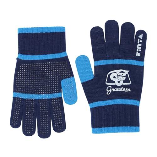 FINTA サッカー 大人用 ニットグローブ FT4564 (1122)ネイビー×サックス