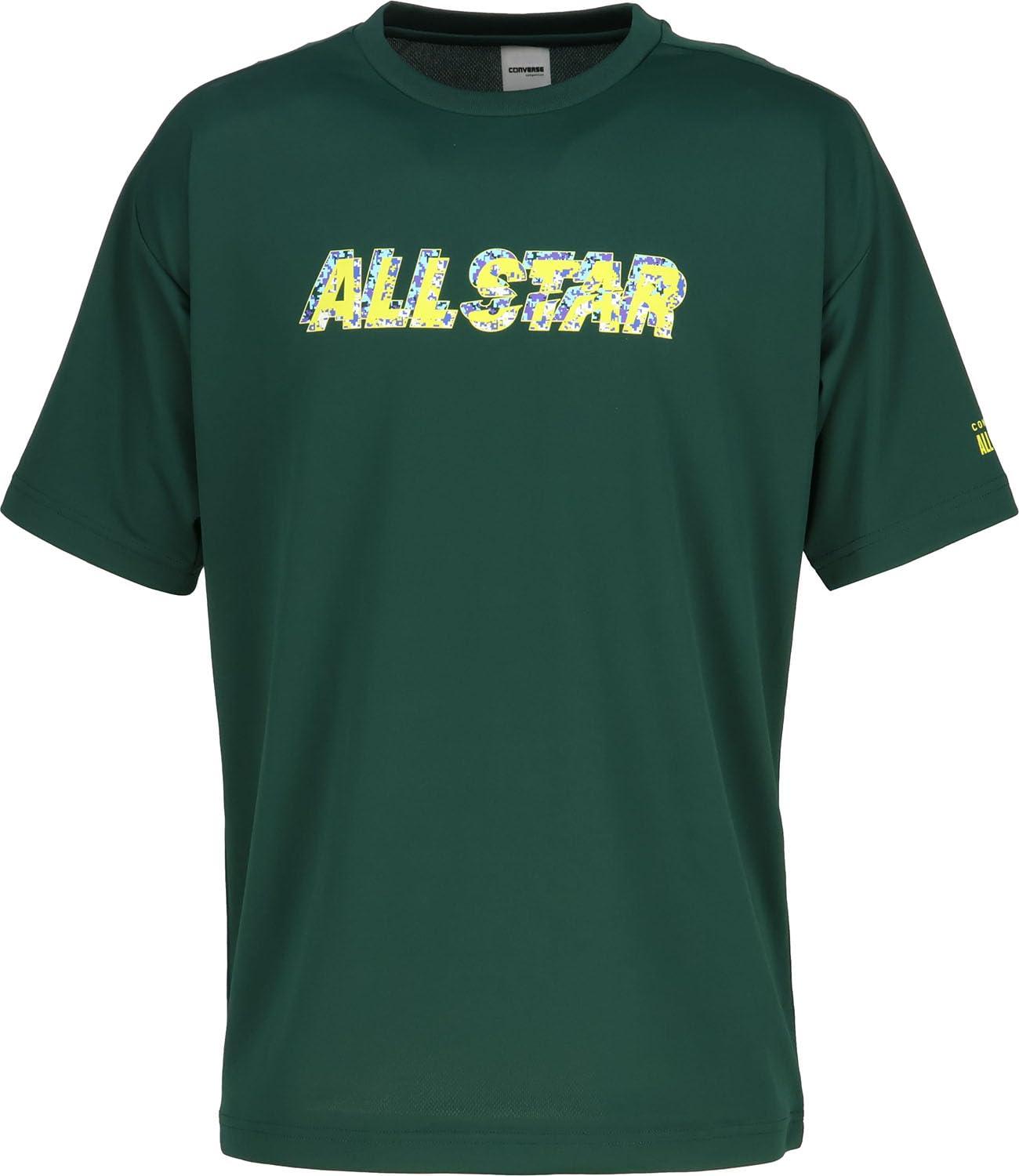 5F_プリントTシャツ カラー:4700(D.グリーン) サイズ:S