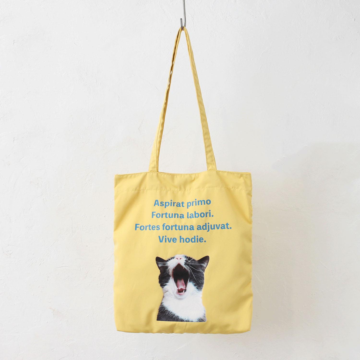 アニマルメッセージトートバッグ イエロー