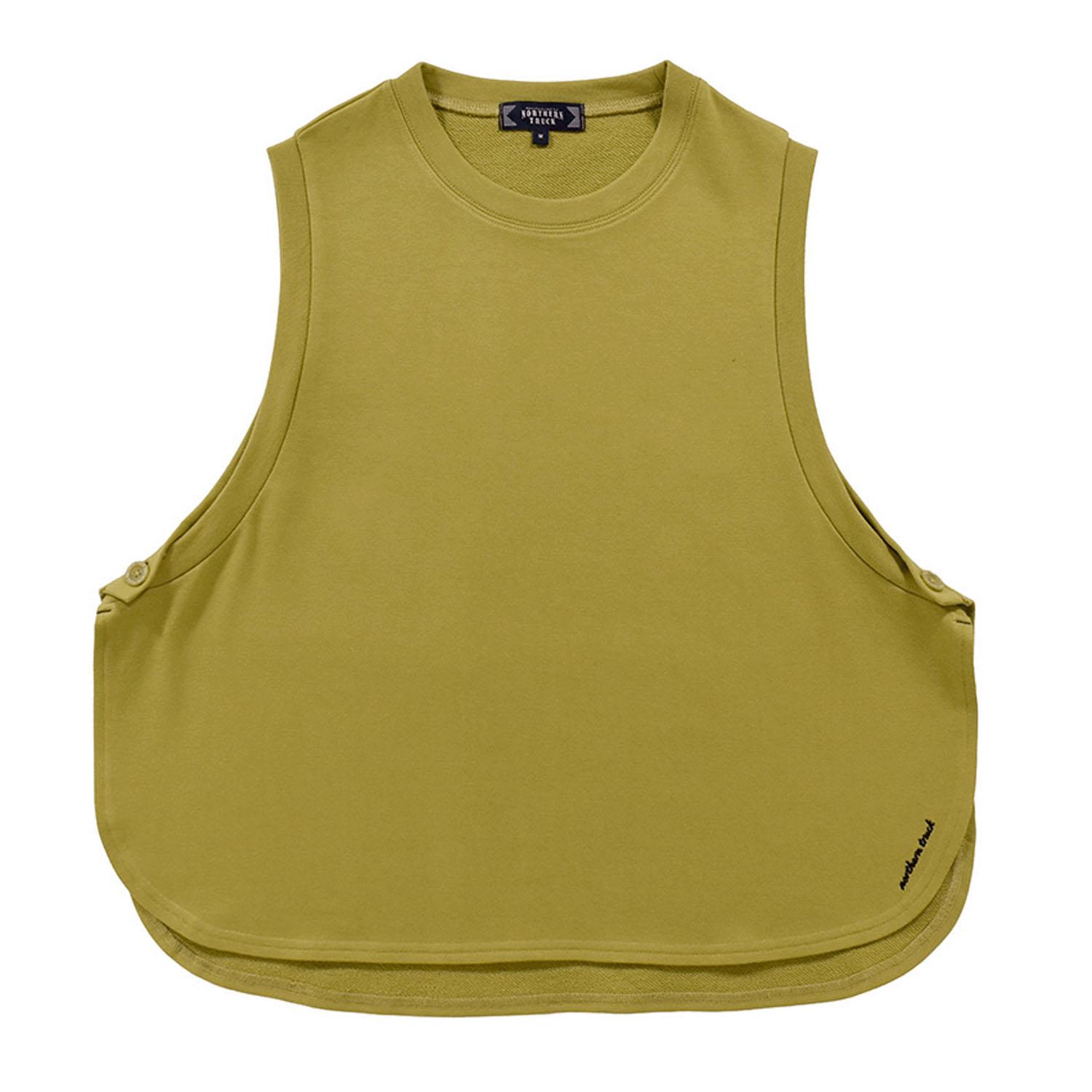 Northern Truck サイド釦ワークベスト イエロー L