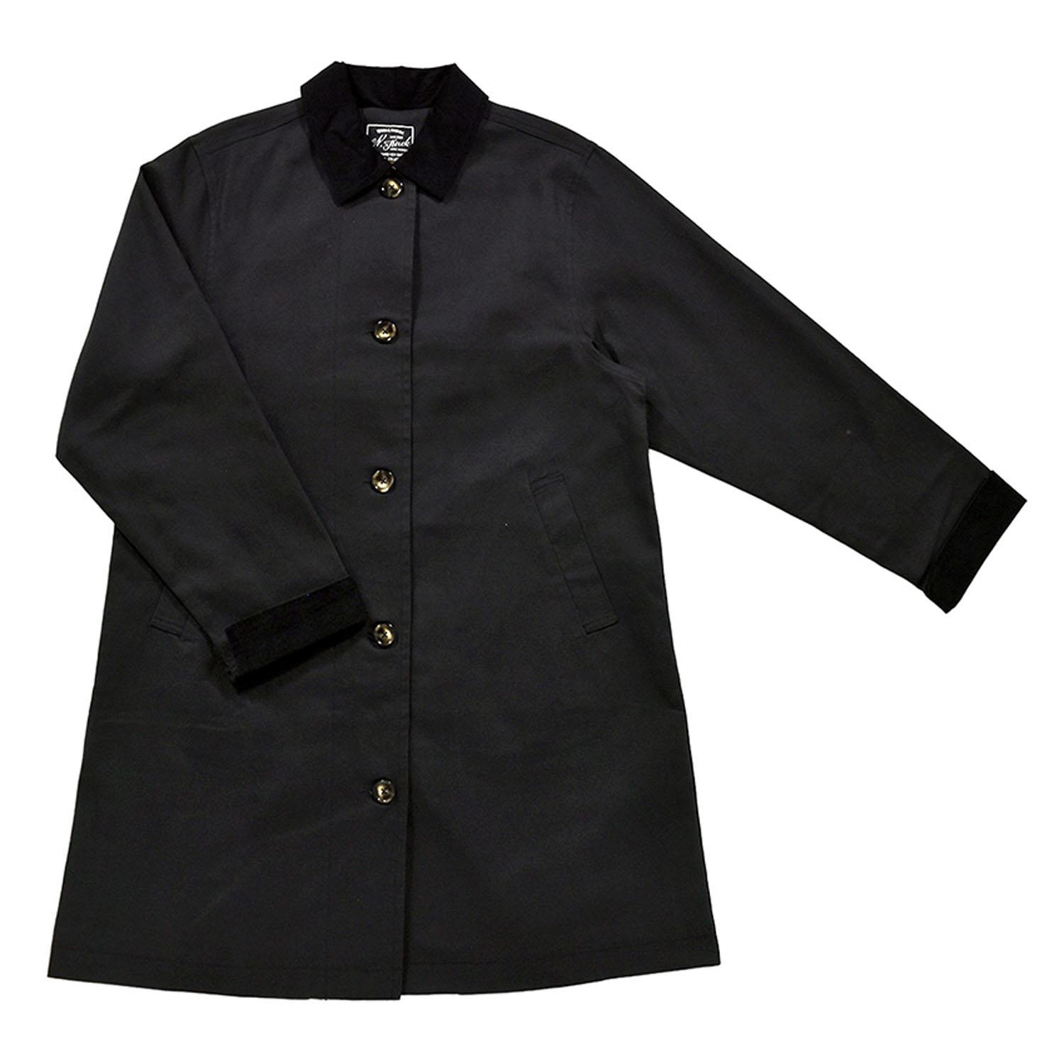 Northern Truck 異素材づかいステンカラージャケット ブラック L