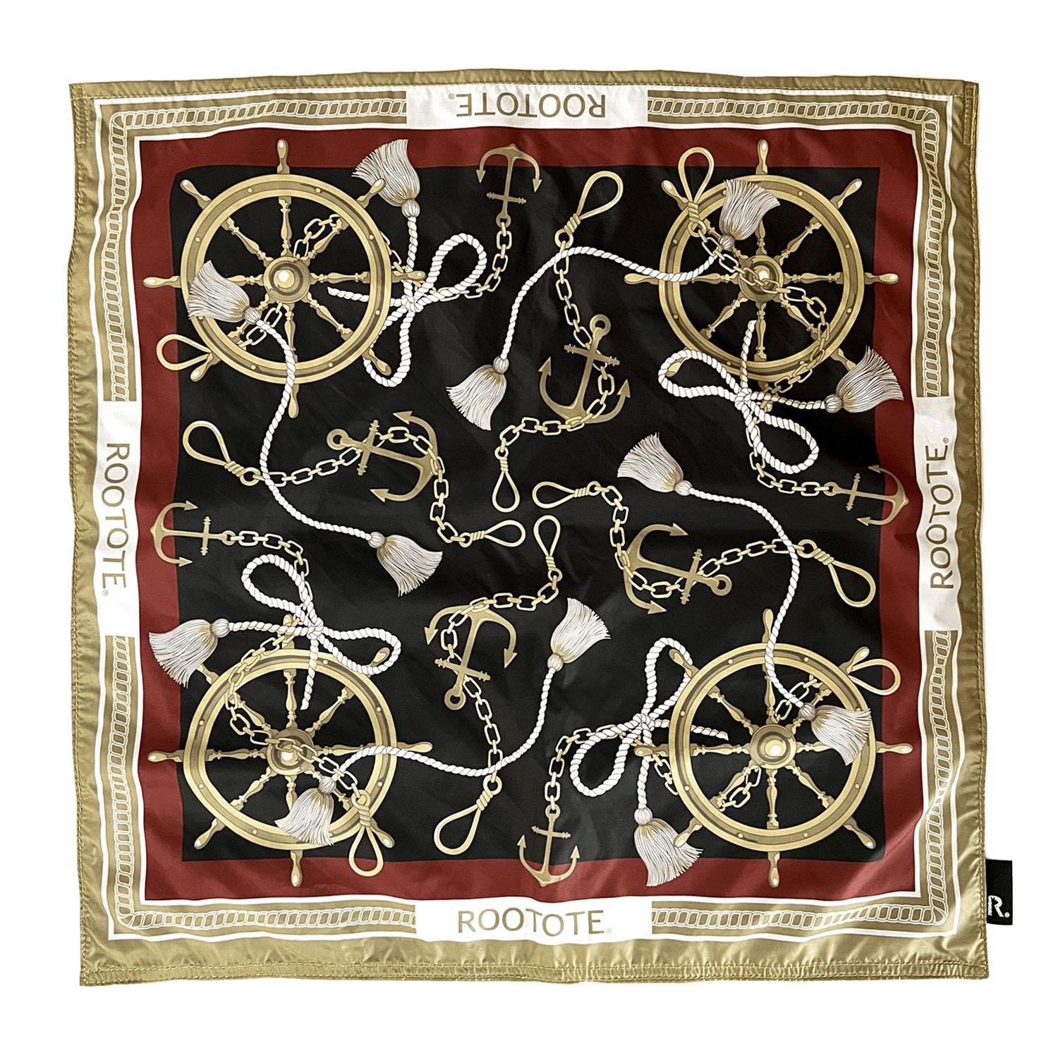 [ルートート] トートバッグ レディース スカーフデザイン エコバッグ 肩掛け 軽量 LT.トール.スカーフ..