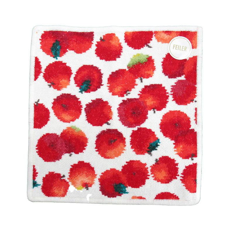 FEILER LES POMMES ハンカチ LPM25/25/アイボリー