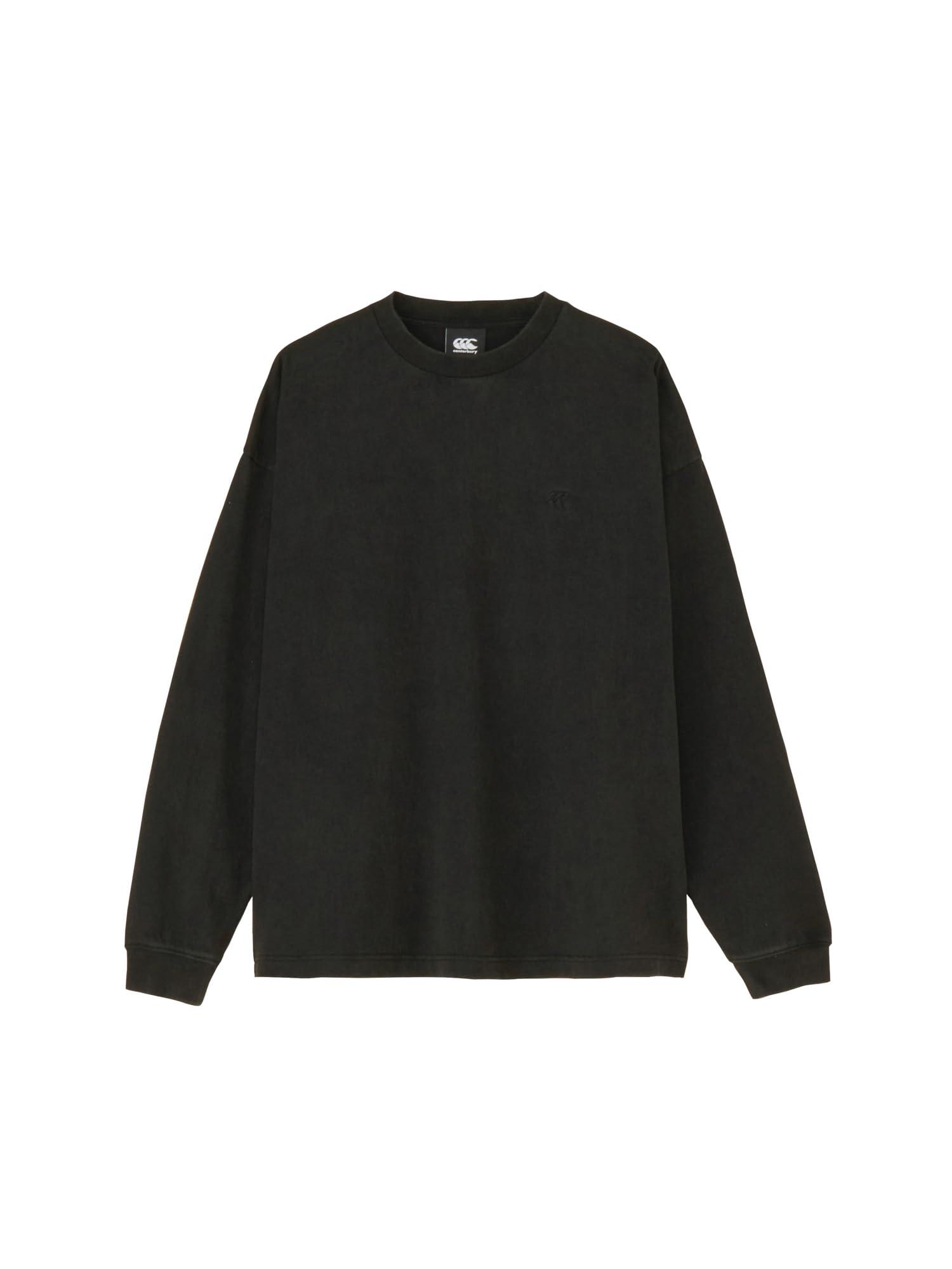 [カンタベリー] 長袖Tシャツ L/S FADE HEAVY CREW TEE ブラック L