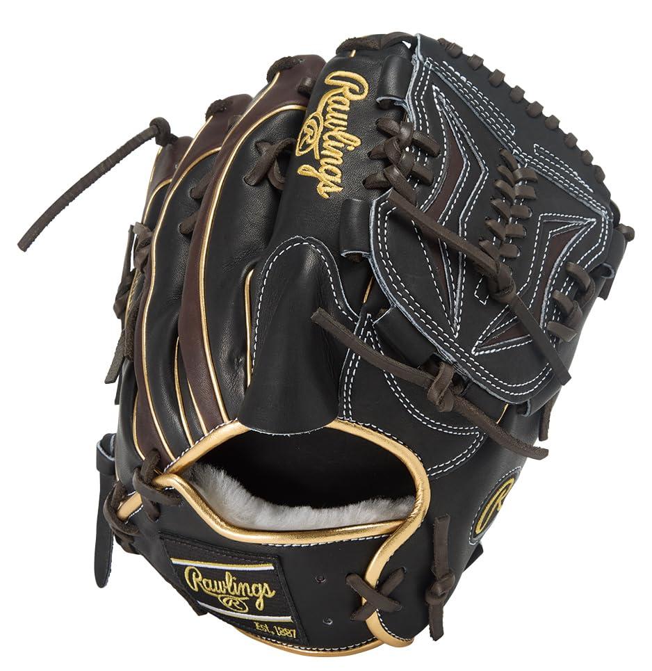 ローリングス(Rawlings) 野球用 グラブ グローブ 軟式 HOH? PRO EXCEL Wizard #02 COLORS GR5FHW2CA15MG 投手用 ブラック/チョコ 11.75インチ ※右投げ用
