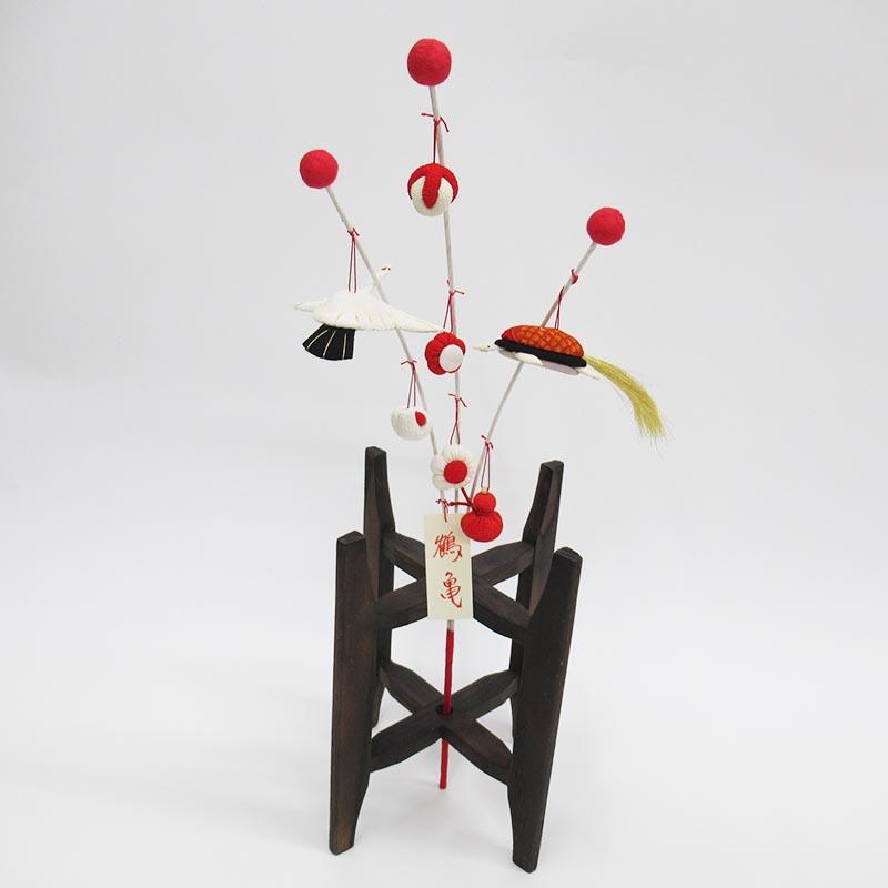 しだれ飾り 鶴亀