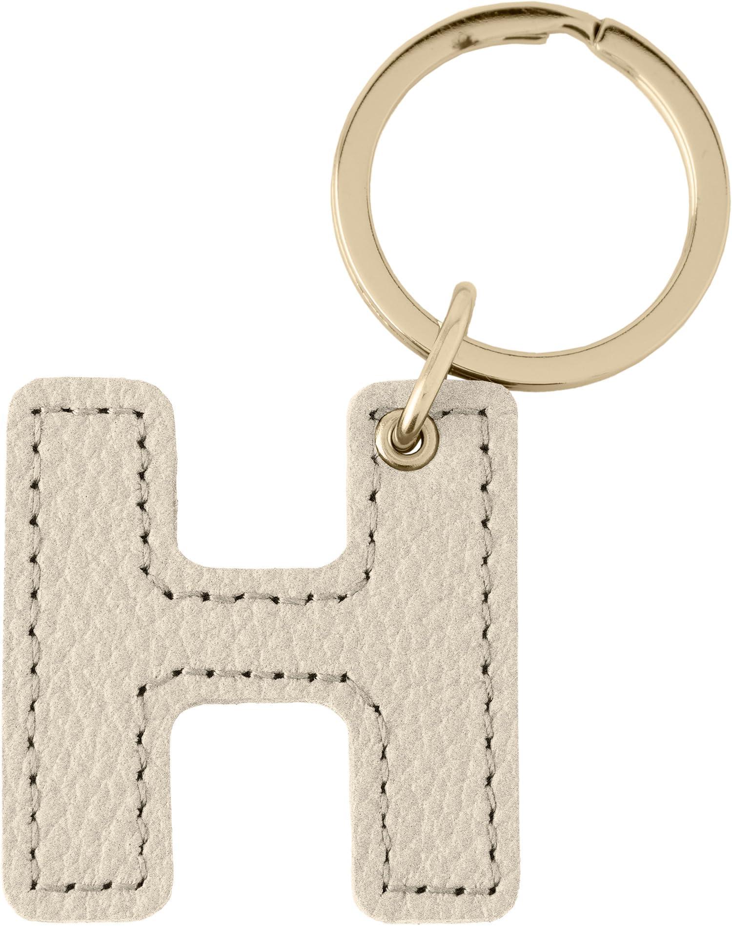 [スリップオン] キーホルダー (アルファベットキーホルダー JAK-1401 H(ゴールド) ワンサイズ
